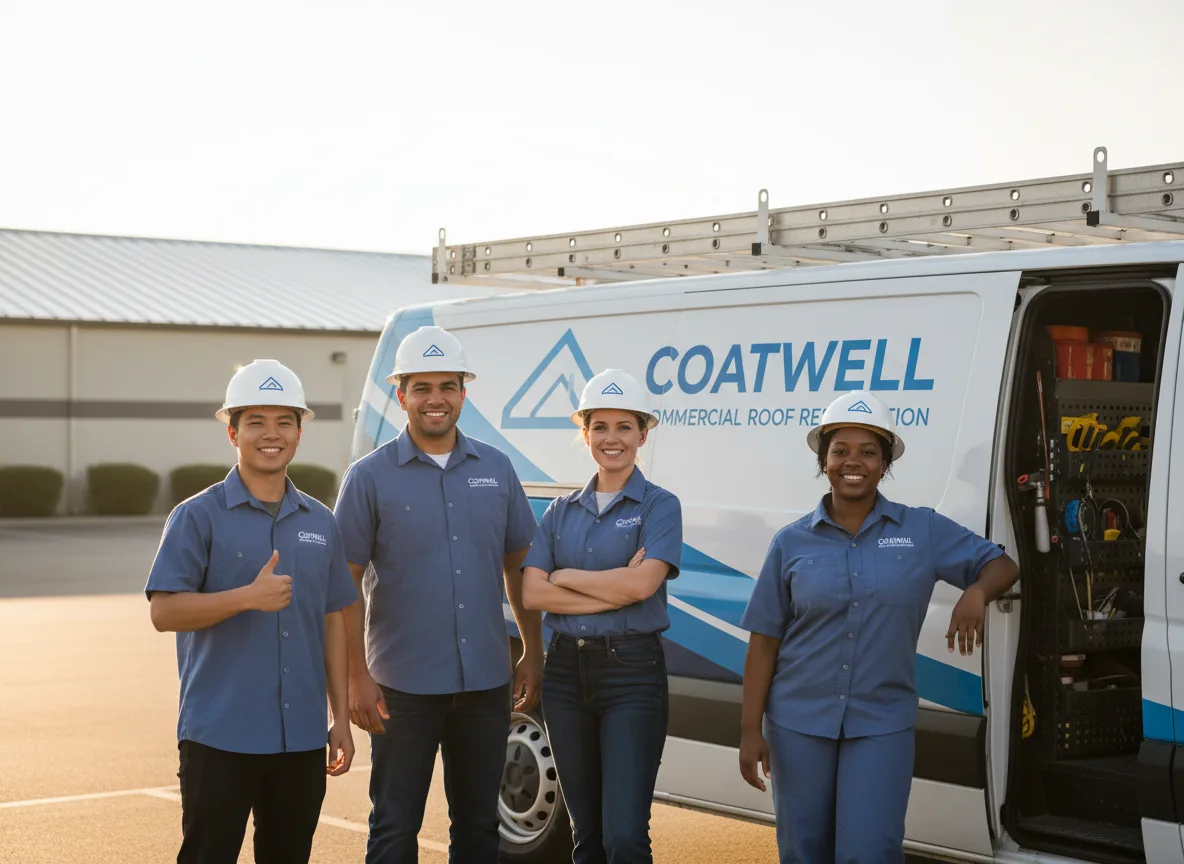 Commercial roof coating company in Normangee, TX